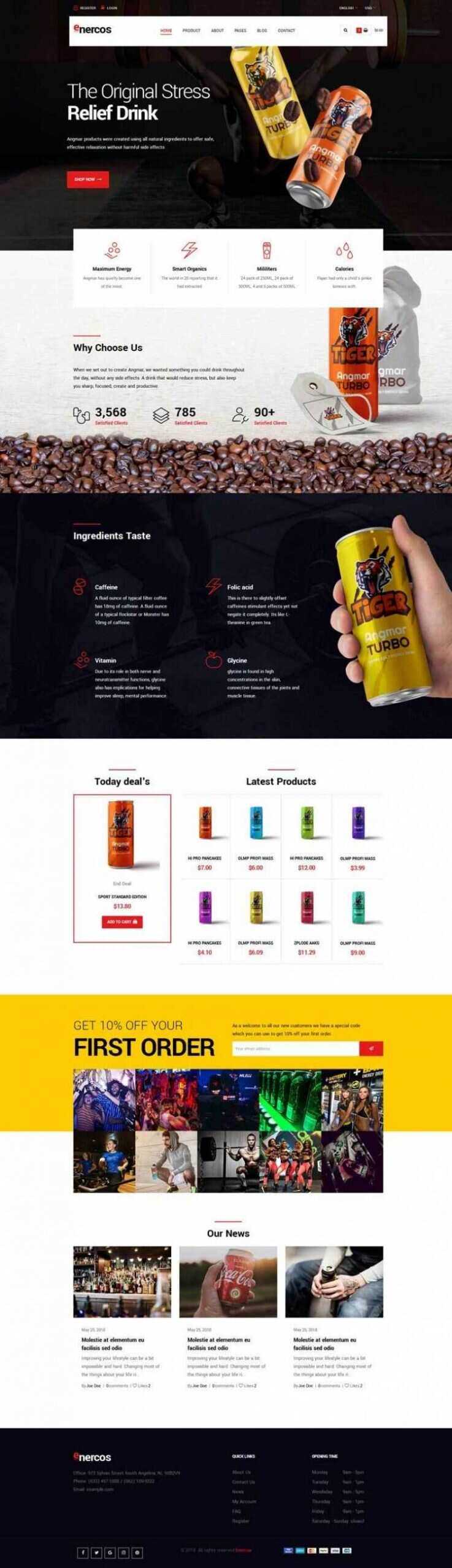 大气响应式运动饮料品牌商城html模板-客创社 - 专注互联网轻资产创业及网络项目资源整合与分享福鑫网创 -  免费且强大的项目分享网站
