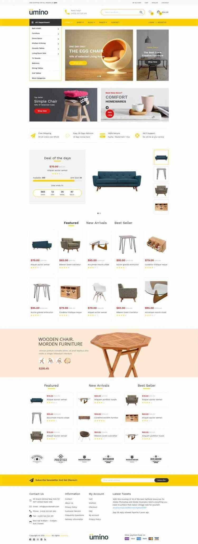 Bootstrap4响应式室内家具家居用品电商销售商城-客创社 - 专注互联网轻资产创业及网络项目资源整合与分享福鑫网创 -  免费且强大的项目分享网站