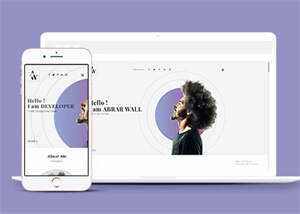 白色简洁设计师网站模板下载-客创社 - 专注互联网轻资产创业及网络项目资源整合与分享福鑫网创 -  免费且强大的项目分享网站