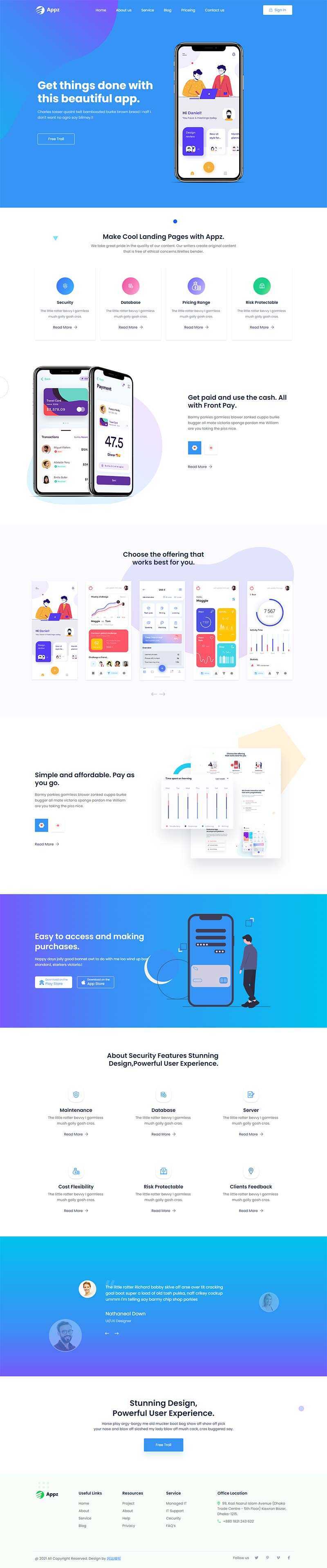 bootstrap手机app应用软件官网HTML5模板-客创社 - 专注互联网轻资产创业及网络项目资源整合与分享福鑫网创 -  免费且强大的项目分享网站