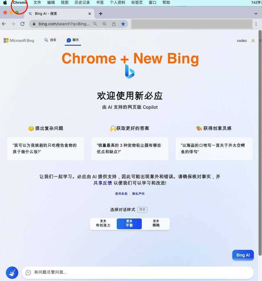 微软New Bing完美聊天机器人源码，支持ChatGPT提示词 国内可用，基本兼容微软 Bing AI 所有功能-客创社 - 专注互联网轻资产创业及网络项目资源整合与分享福鑫网创 -  免费且强大的项目分享网站