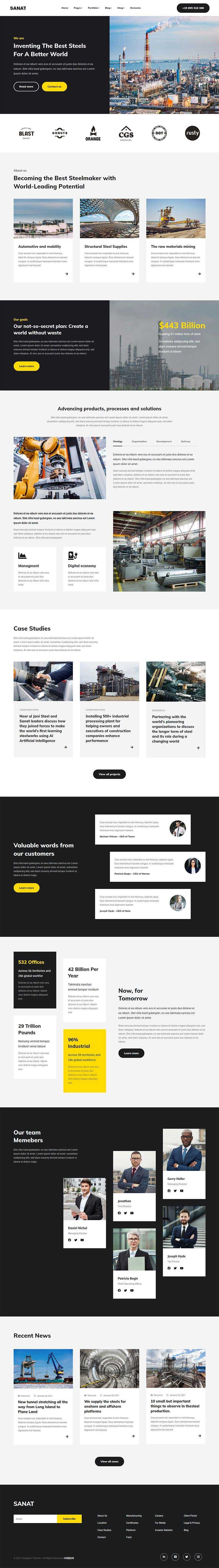bootstrap重工业集团企业官网html5模板-客创社 - 专注互联网轻资产创业及网络项目资源整合与分享福鑫网创 -  免费且强大的项目分享网站