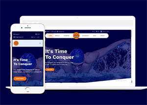 宽屏游泳用品商店HTML5模板下载-客创社 - 专注互联网轻资产创业及网络项目资源整合与分享福鑫网创 -  免费且强大的项目分享网站
