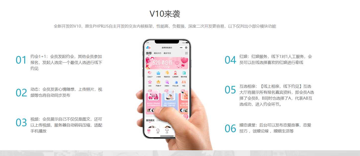 图片[2]-客创社 - 专注互联网轻资产创业及网络项目资源整合与分享新版婚恋相亲交友系统V10.2 超大型婚恋社交、相亲、征婚、互动系统，继承了此前O2O、SNS及B2C的优秀特点-客创社 - 专注互联网轻资产创业及网络项目资源整合与分享福鑫网创 -  免费且强大的项目分享网站