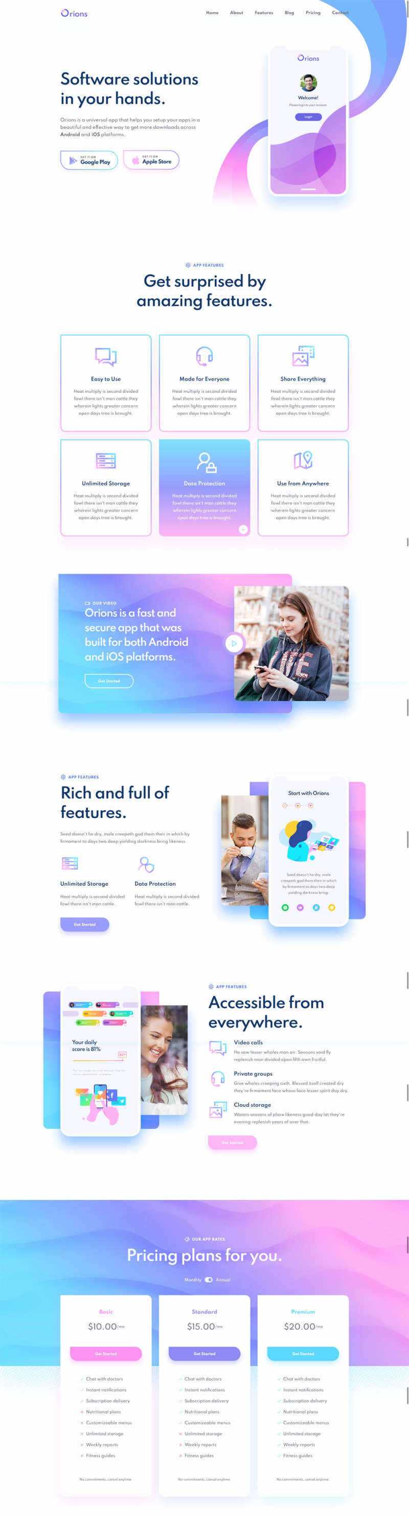响应式app应用程序网页模板-客创社 - 专注互联网轻资产创业及网络项目资源整合与分享福鑫网创 -  免费且强大的项目分享网站