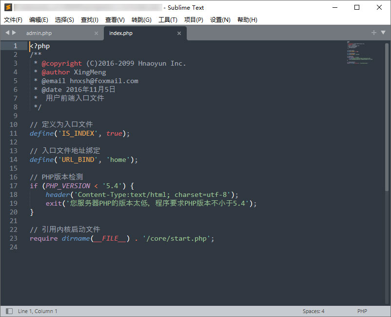 代码编辑器 Sublime Text v4.0 Build 4148 中文绿色版-客创社 - 专注互联网轻资产创业及网络项目资源整合与分享福鑫网创 -  免费且强大的项目分享网站
