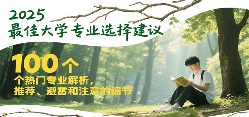2025最佳大学专业选择建议，100个热门专业解析，推荐、避雷和注意的细节-客创社 - 专注互联网轻资产创业及网络项目资源整合与分享福鑫网创 -  免费且强大的项目分享网站
