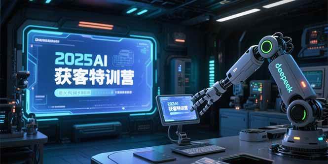 （15289期）2025AI获客特训营，AI图文视频全制作，deepseek工具实操教学-客创社 - 专注互联网轻资产创业及网络项目资源整合与分享福鑫网创 -  免费且强大的项目分享网站