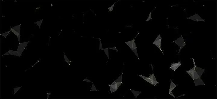 html5 canvas粒子组合三角形3D结构旋转动画特效 - 项目资源网