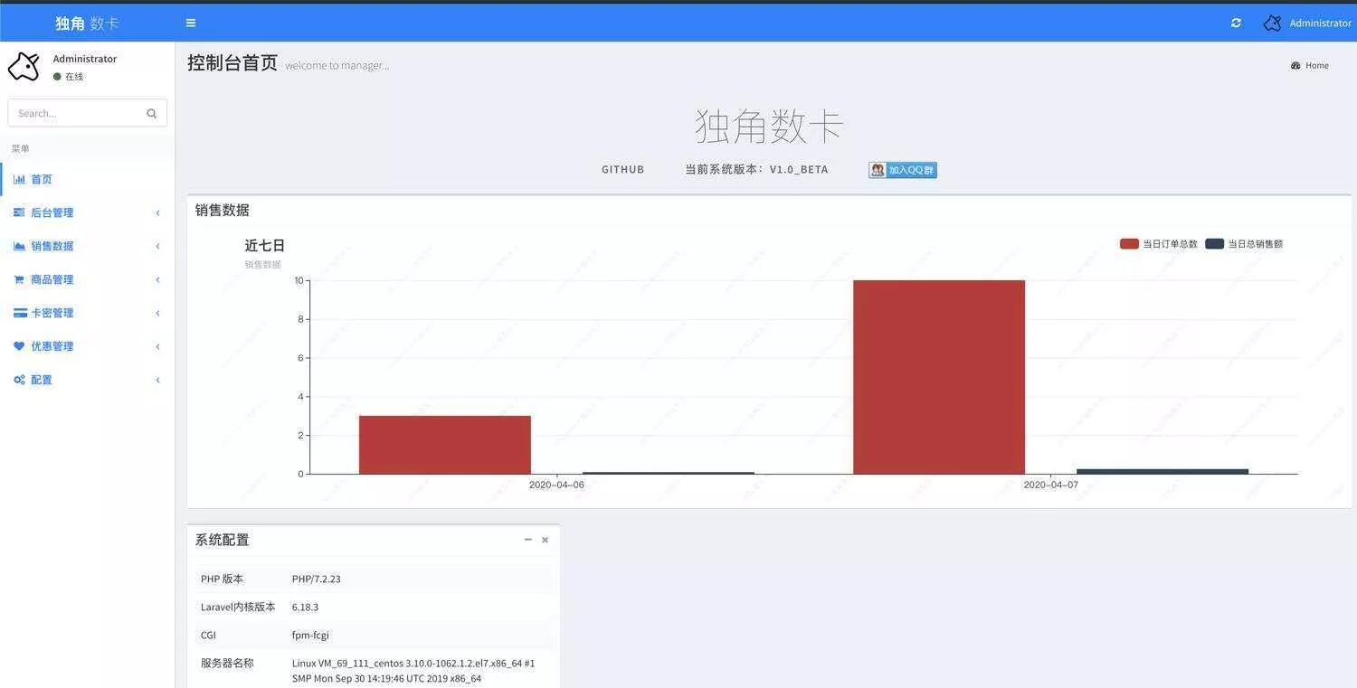 PHP自动化售货发卡网源码