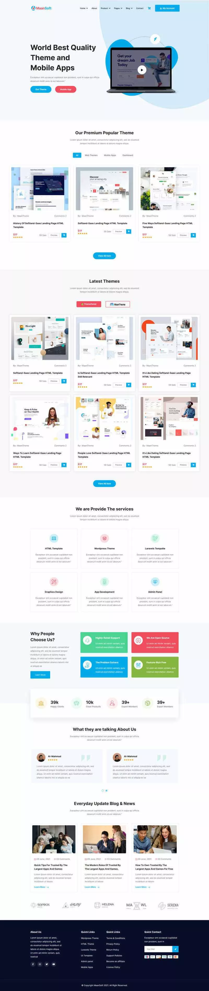 Bootstrap5数字信息产品交易平台HTML模板