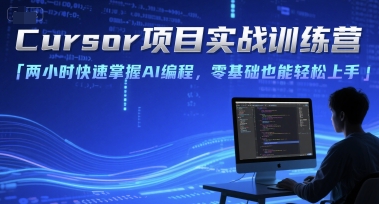 Cursor项目实战训练营，两小时快速掌握AI编程，零基础也能轻松上手-客创社 - 专注互联网轻资产创业及网络项目资源整合与分享福鑫网创 -  免费且强大的项目分享网站