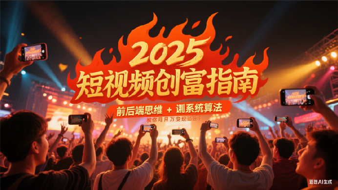 2025短视频创富指南，前后端思维 + 系统算法，教你月入过万变现路径-客创社 - 专注互联网轻资产创业及网络项目资源整合与分享福鑫网创 -  免费且强大的项目分享网站