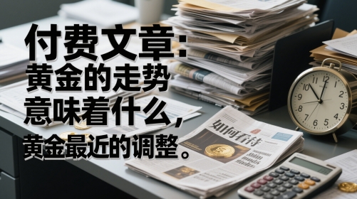 付费文章：黄金的走势意味着什么，如何看待黄金最近的调整-客创社 - 专注互联网轻资产创业及网络项目资源整合与分享福鑫网创 -  免费且强大的项目分享网站