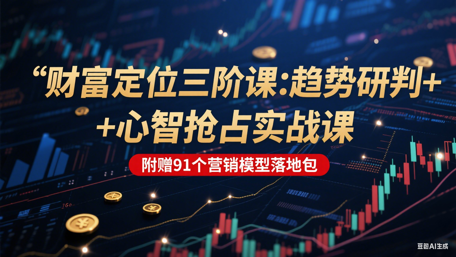 财富定位三阶：趋势研判 + 心智抢占实战课，附赠91个营销模型落地包-客创社 - 专注互联网轻资产创业及网络项目资源整合与分享福鑫网创 -  免费且强大的项目分享网站