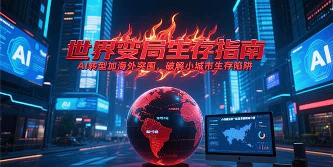 （15220期）付费文章《世界变局生存指南，AI转型加海外突围，破解小城市生存陷阱》-客创社 - 专注互联网轻资产创业及网络项目资源整合与分享福鑫网创 -  免费且强大的项目分享网站