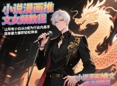 小说漫画推文女频教程，让所有小白从0成为行业内高手，简单暴力兼职轻松挣米-客创社 - 专注互联网轻资产创业及网络项目资源整合与分享福鑫网创 -  免费且强大的项目分享网站