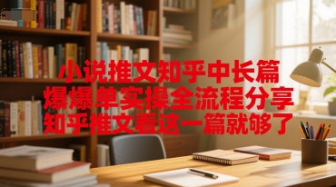 小说推文知乎中长篇爆单实操全流程分享，知乎推文看这一篇就够了-客创社 - 专注互联网轻资产创业及网络项目资源整合与分享福鑫网创 -  免费且强大的项目分享网站