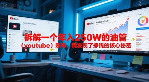 付费文章：拆解一个年入250W的油管（youtube）账号，我发现了挣钱的核心秘密-客创社 - 专注互联网轻资产创业及网络项目资源整合与分享福鑫网创 -  免费且强大的项目分享网站